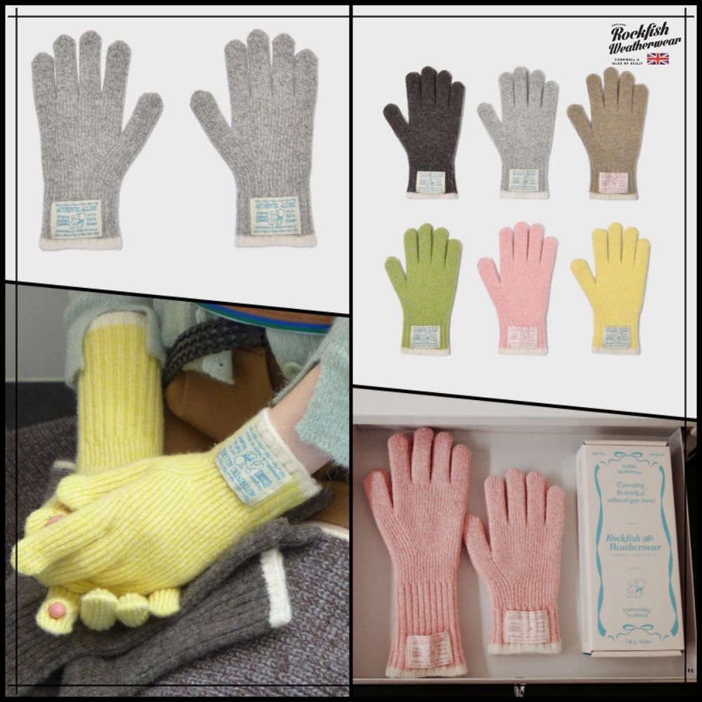 WOOLY TWOTONE SHORT GLOVES [正規品]
