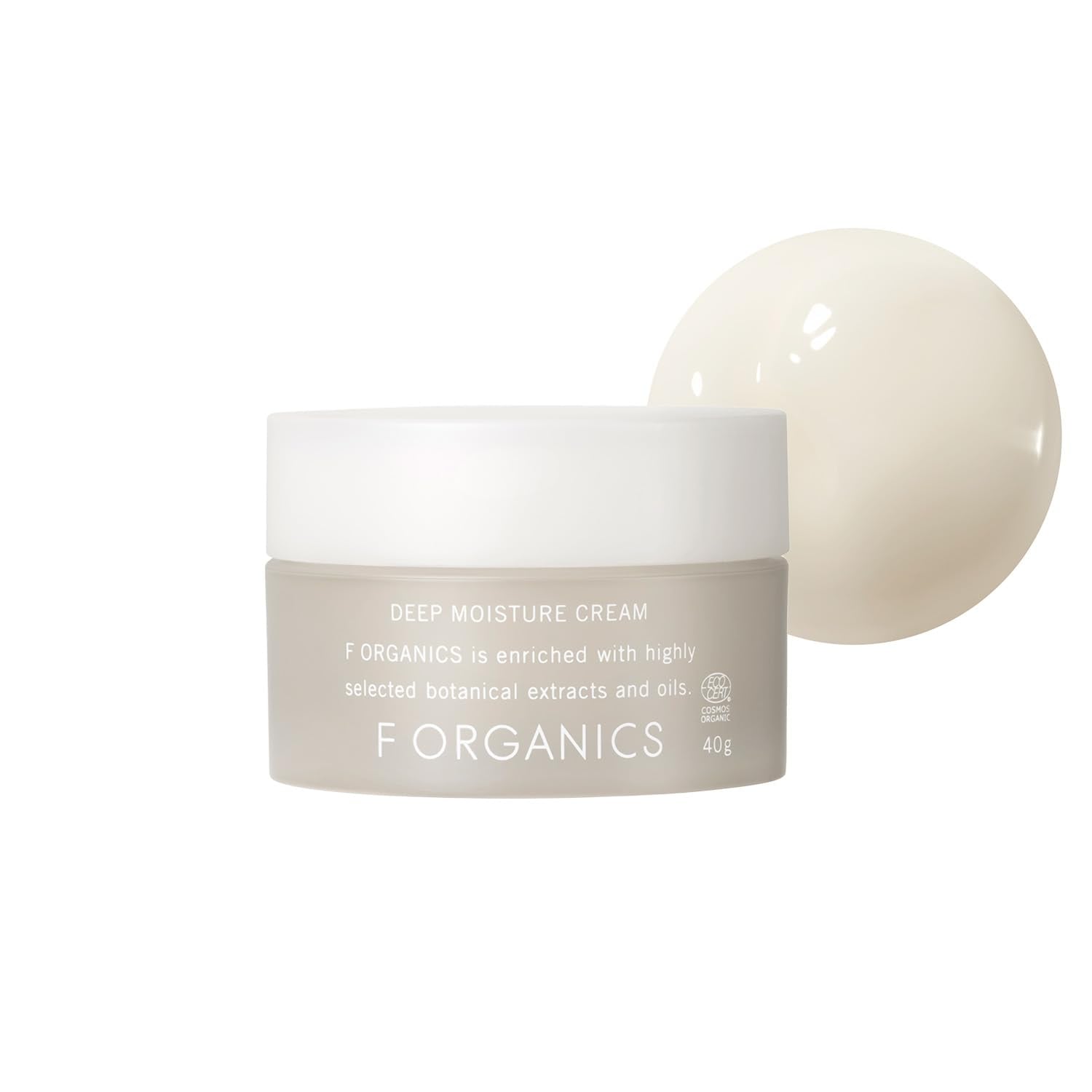F organics(エッフェオーガニック) ディープモイスチャー クリーム 40g 保湿クリーム 保湿 COSMOS ORGANIC認証取得 オーガニック
