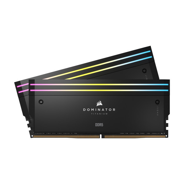 CMP96GX5M2B6600C32 ブラック DDR5 6600MT/s 96GB(48GBx2) XMP 3.0 DOMINATOR TITANIUM Black RGB LED 1.4V メモリ