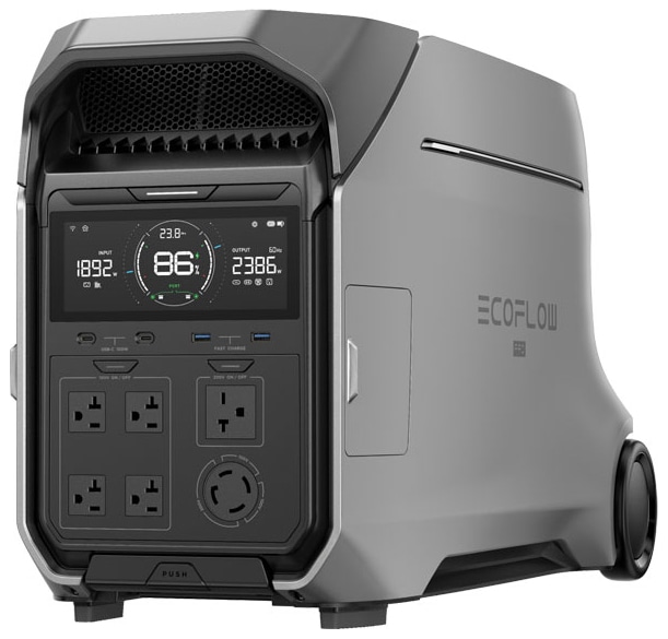 エコフロー EFDELTAPRO3-JP ポータブル電源 4096Wh ACコンセント出力7口　USB-C出力対応 EFDELTAPRO3JP