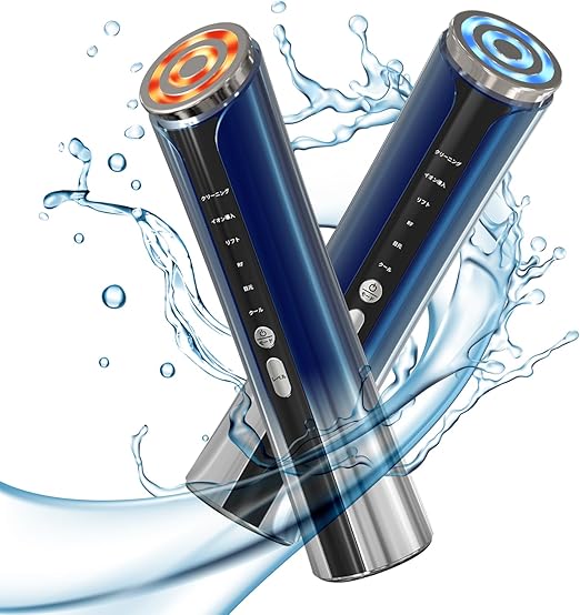 美顔器 RF美顔器 イオン導出 イオン導入 超音波美顔器 EMS 微電流 4色LED 光エステ 1台多役 イオン美顔器 6種類モード 3段階レベル 超音波振動 肌ケア 口元ケア フェイスケア 毛穴