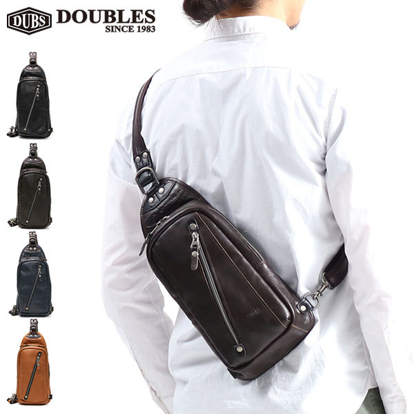 ダブルス ボディバッグ DOUBLES バッグ ショルダーバッグ ワンショルダーバッグ VIF スリングバッグ 革 本革 レザー 斜めがけ ブランド メンズ レディース VIF-7200