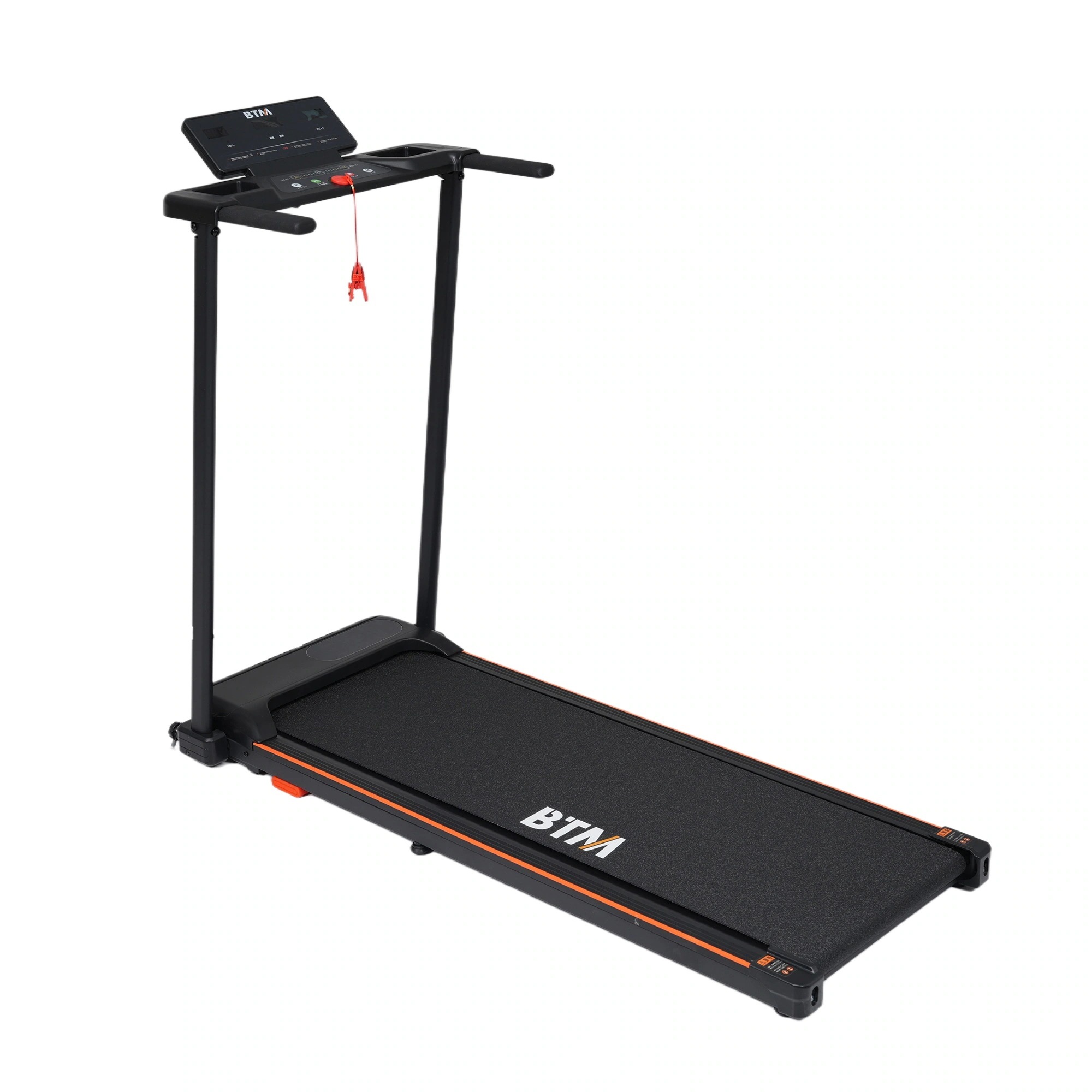 電動ランニングマシン ルームランナー 低床設計 MAX10km h パネル付き 薄型 シンプル オシャレ ダイエット器具 有酸素運動 静音 家庭用 ブラック