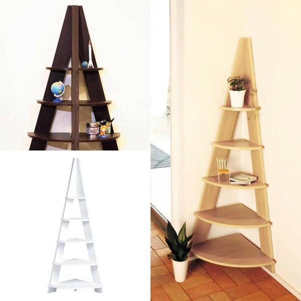 コーナーラック 三角 おしゃれ インテリア 飾り棚 廊下 玄関 階段 リビング 10,799円