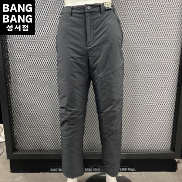 HC04 冬の男性無地ハーフバンディングジッパー綿詰めパディングパンツ NPL818 (S42852283)