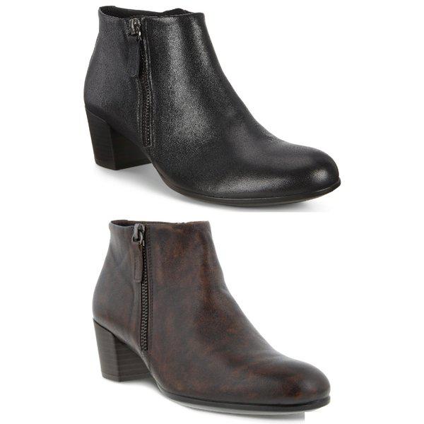 [驪州店] 女性シェイプ4CMジッパーポイントカジュアルブーツ ヴィンテージブラウン ブラック 273163