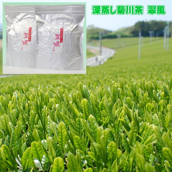 新茶 2025年産 お茶 翠風 たっぷり1.6Kg(800gx4) 緑茶 日本茶 煎茶 深蒸し茶 業務用