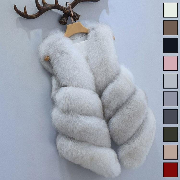 大人の魅力 秋冬 レディース ファーコート 毛皮コート レディースコート フェイクファー アウター ファーベスト　暖かい 通勤　レディースアウター 5,042円