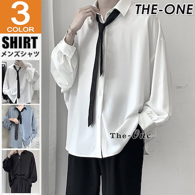 [Qoo10] カジュアルシャツ メンズ 長袖シャツ 韓 : メンズファッション