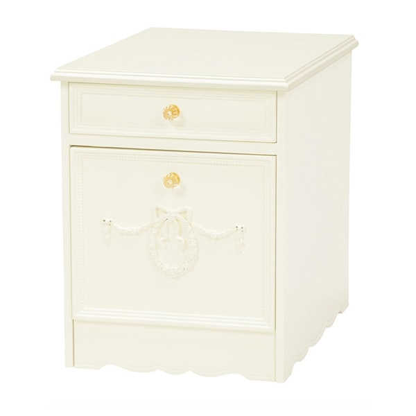 サイドチェスト クラシック調 ヴィオレッタ ロマンチック 幅41.5cm 引出し サイドボード 引き出し 引出 チェスト 袖机 キッズ家具 入学 入学準備 机 学習机 つくえ 学習デスク