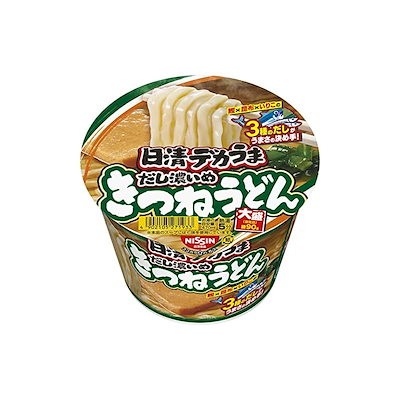 他サイト： 日清食品 日清デカうま きつねうどんだし濃いめ 106g×12個の商品画像