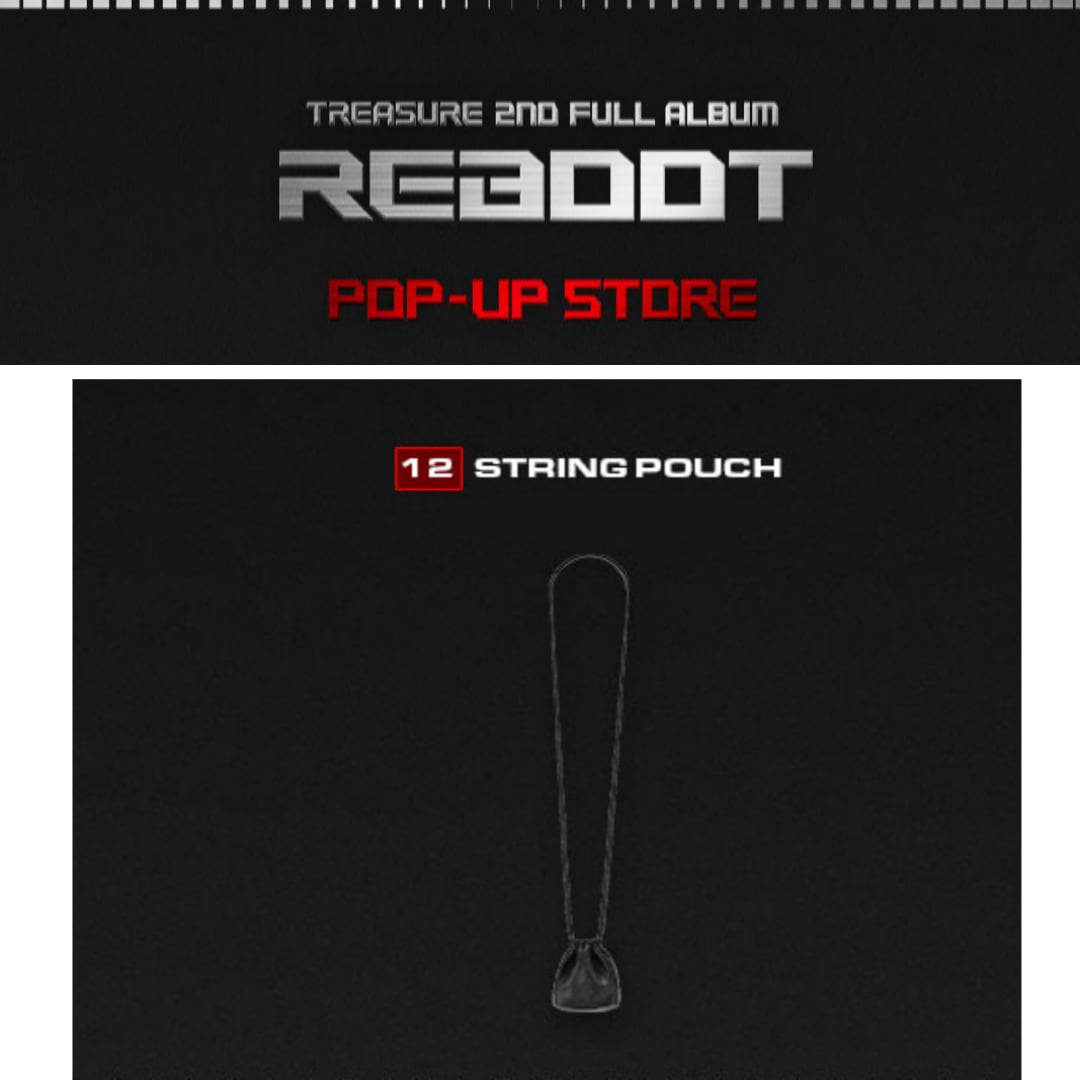 TREASURE 2ND FULL ALBUM ‘REBOOT’ POP-UP STORE ] STRING POUCH