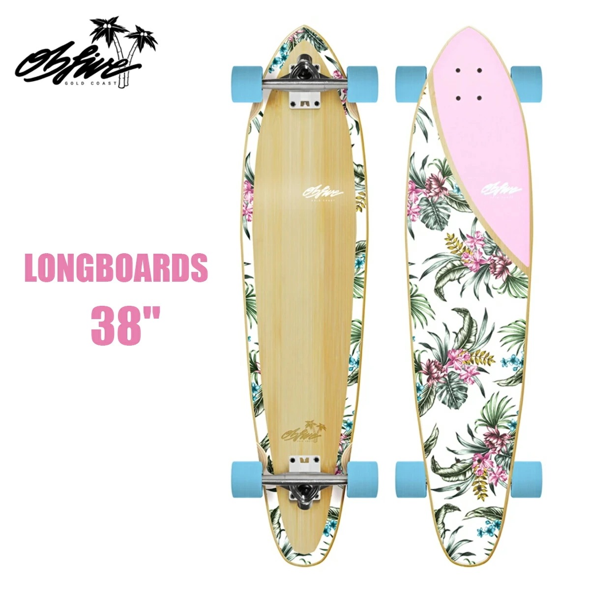 スケボー ロングボード 38インチ OBfive LEILANI LONGBOARDS 38 スケートボード 23,100円