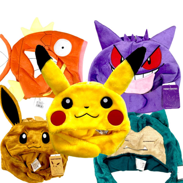 Qoo10] ポケモン きぐるみ キャップ かぶりもの
