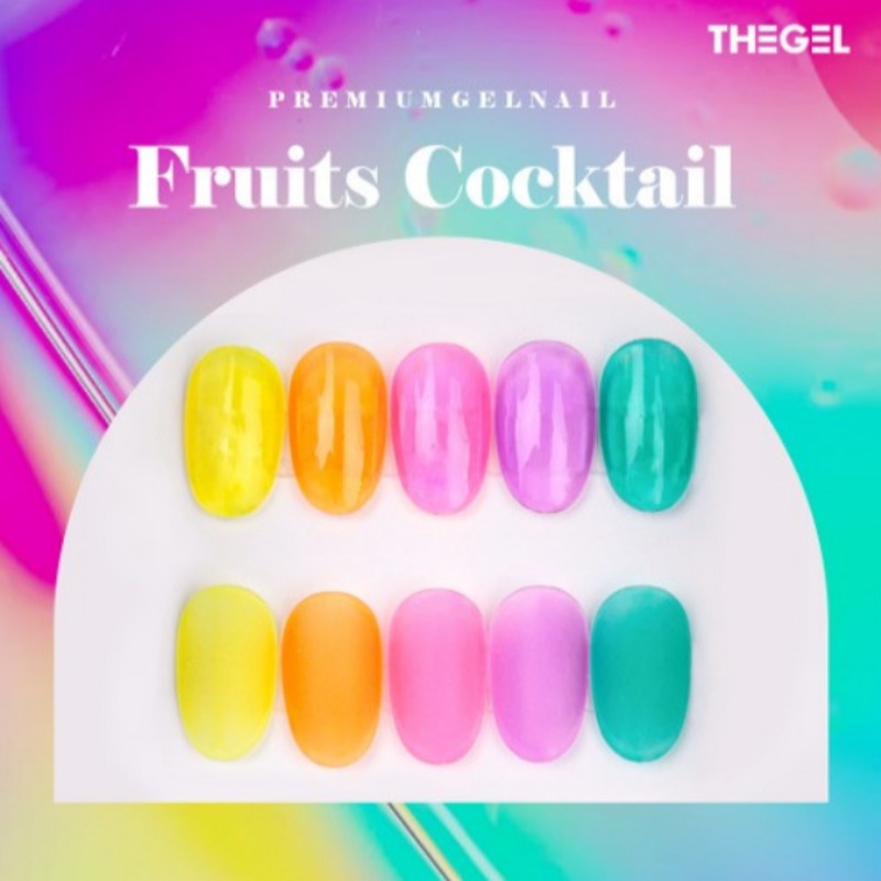 THE GEL/ Fruits Cocktail Syrup Gel 5set/シロップジェル/ネイルアート