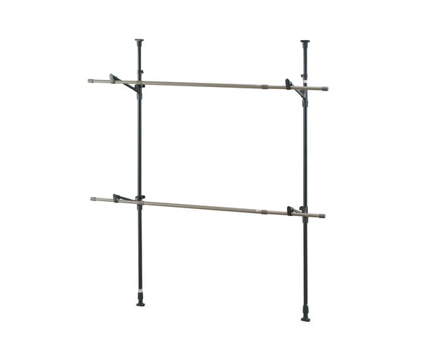 アイリスオーヤマ 木目調窓枠物干し MW-W260N