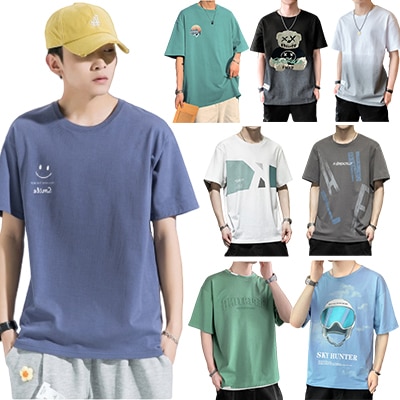 22 かわいい 各種のデザイン メンズファッション韓国ファッション超人気 メンズtシャツ春夏