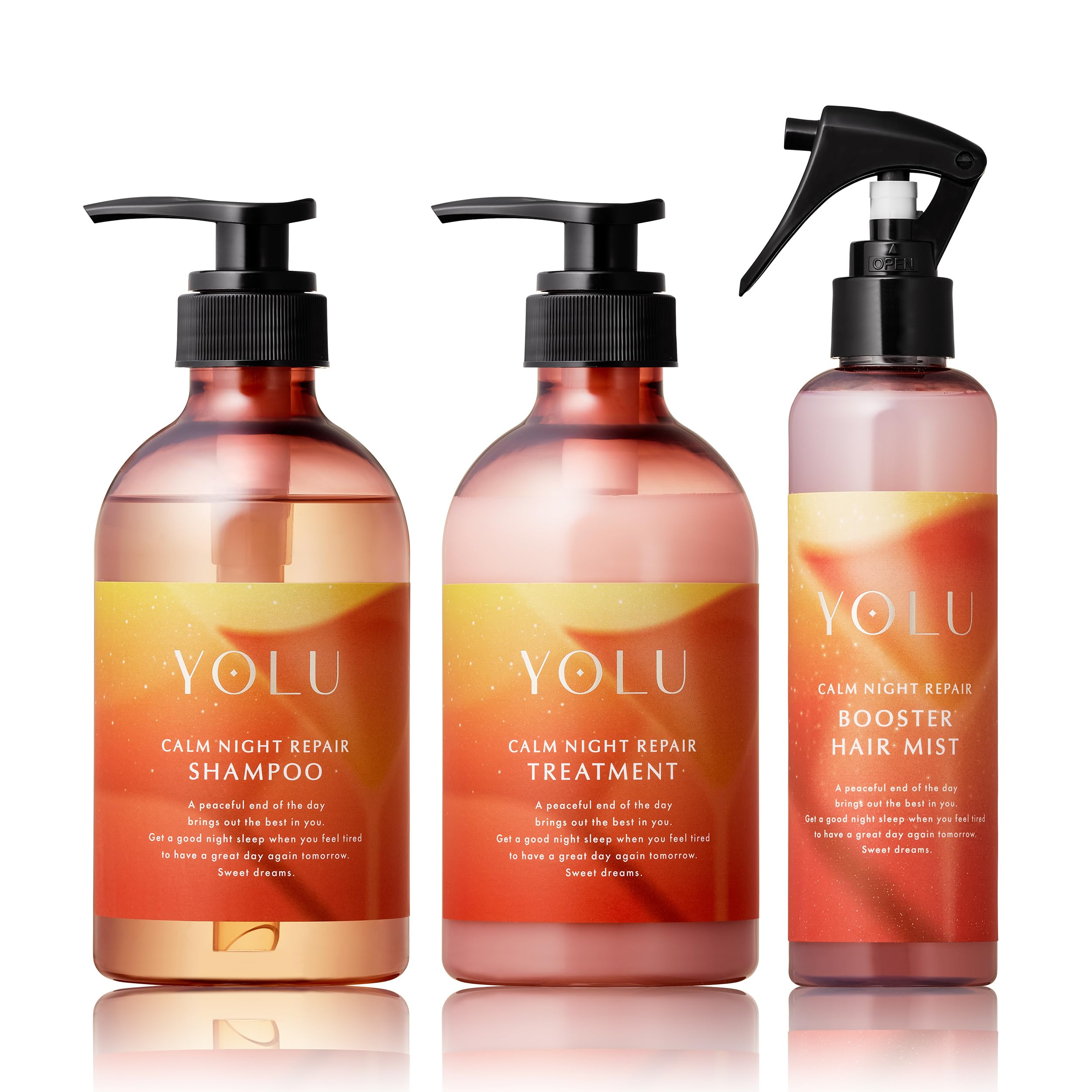 [2025夏限定] YOLU ヨル シャンプー トリートメント ヘアミスト 3点セット カームナイトリペア
