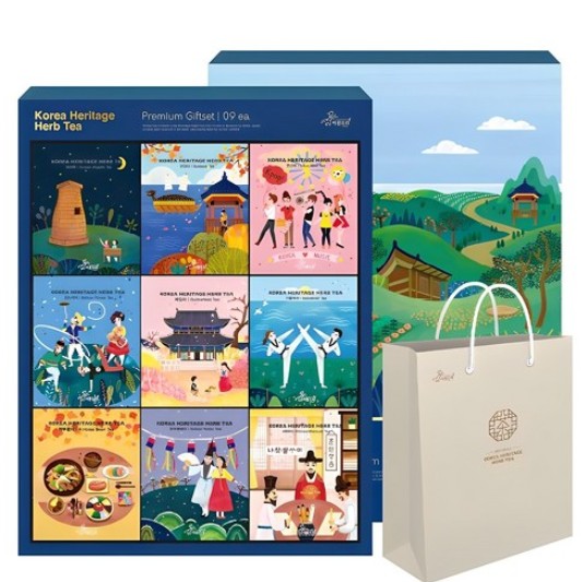 アラムドレ/ 韓国の伝統茶ギフトセット9種類1セット