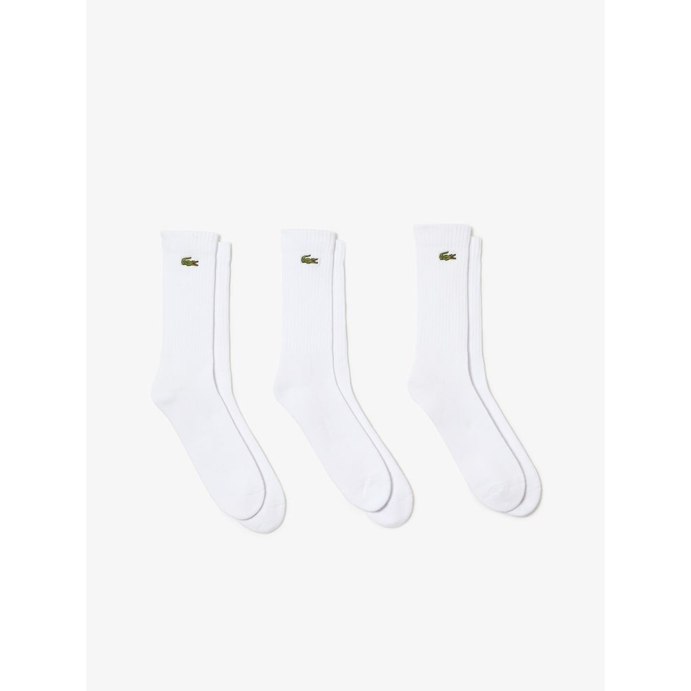 LACOSTE メンズ 3 パックロングレングススポーツソックスバンドル RA4182-54N Z92 Q2NRA4182-54NZ92