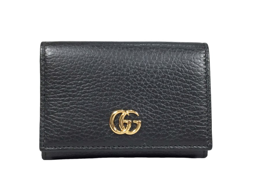 カードケース GGマーモント レザー ブラック パスケース 名刺入れ 中古品 36,251円