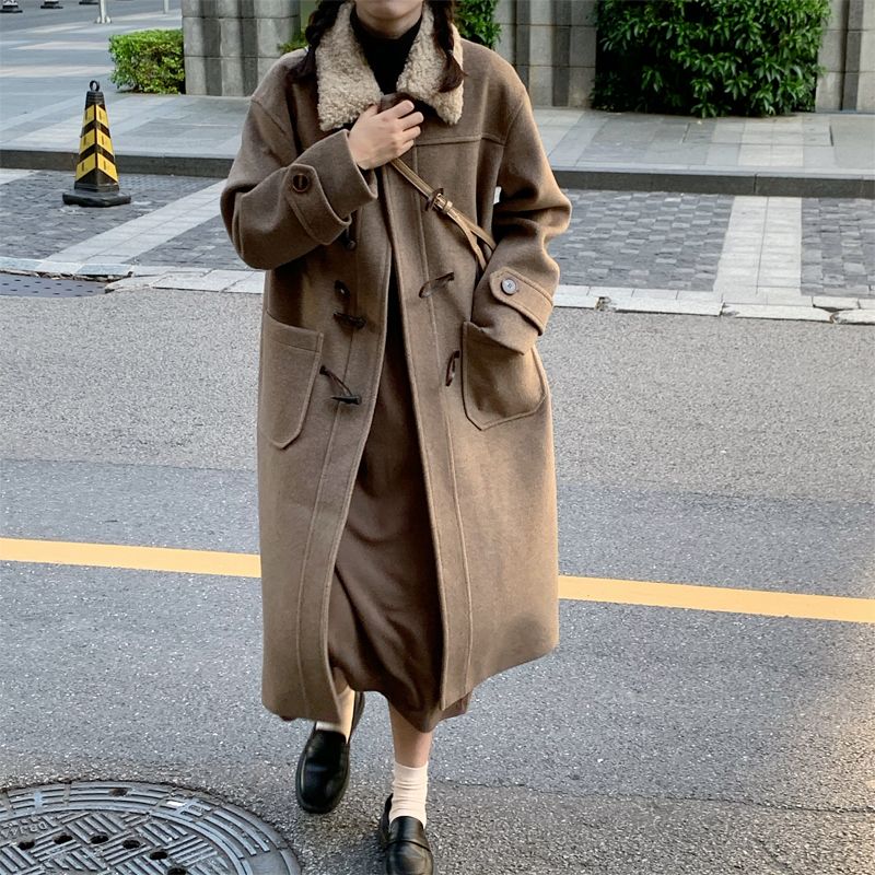 ダッフルコート レディース ロング 冬 アウター 裏地 キルティング ステンカラー ロングコート ロング丈 ボア 韓国 ファッション 秋冬 おしゃれ 大人可愛い バレンタイン プレゼント