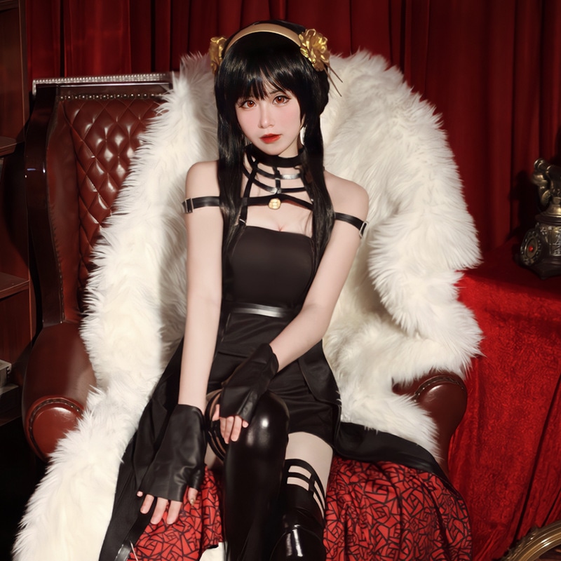 スパイファミリーコスプレ変装仮装 コスプレ変装ヨルフォージャー ドレス日常服 コスプレ服