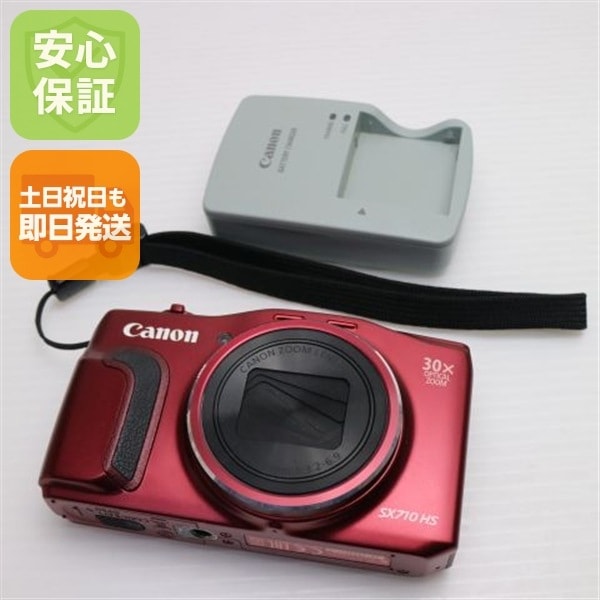 超美品 PowerShot SX710 HS レッド コンデジ Canon 65