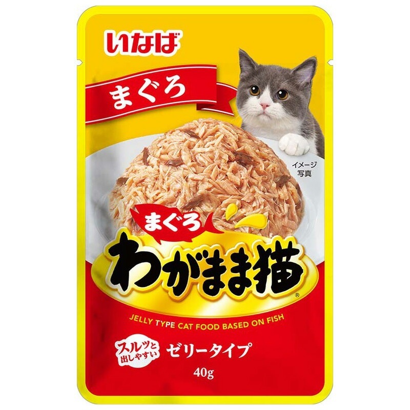 （まとめ買い）わがまま猫まぐろパウチ まぐろ 40g TCR-21 猫用フード [x48]