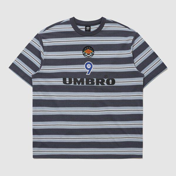 HBL ネオ ブリット ストライプ 半袖 Tシャツ OMBRE BLUE UR121CRS22 OBL0