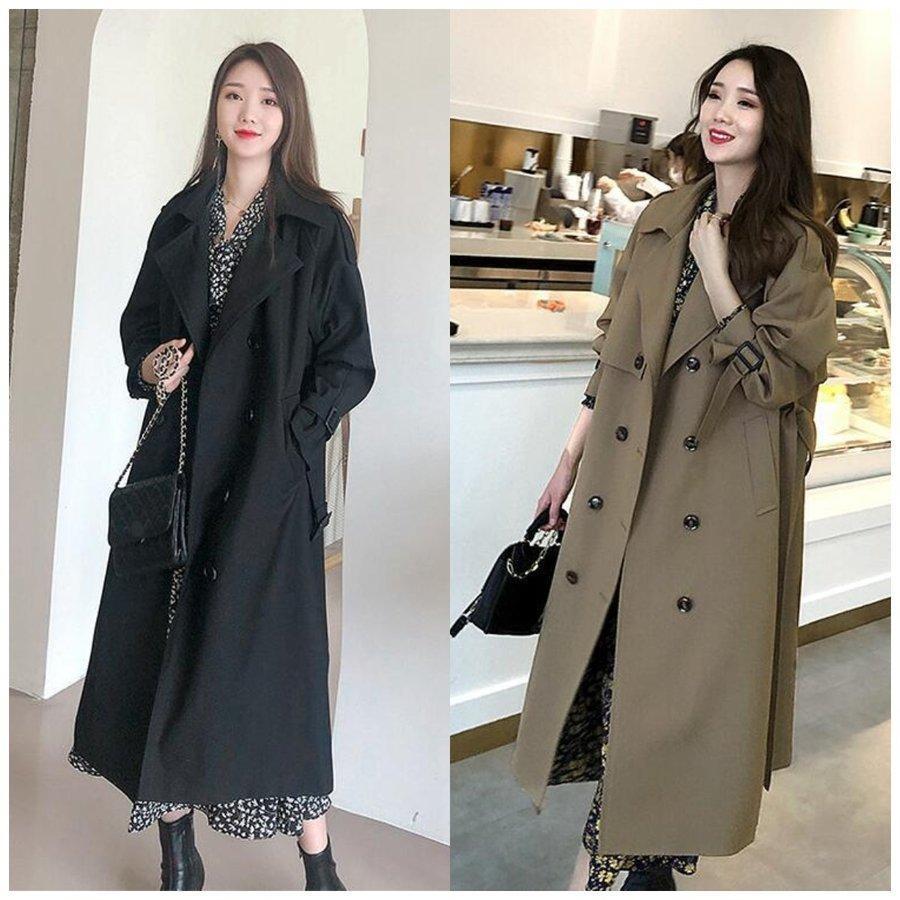 トレンチコートレディーススプリングコートロングコートアウター春秋大きいサイズジャケットエレガント入学式卒業式通勤リクルート 5,376円