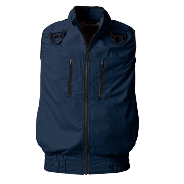 鳳皇 V9399 フルハーネス対応ベスト ネイビー 服のみ サイズ3L