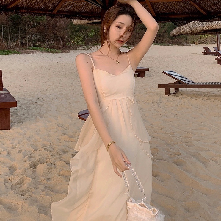 ワンピース フレアワンピース ワンピドレス ロング ロング丈 マキシ マキシ丈 袖なし ノースリーブ Vネック フレア ウエストマーク ハイウエスト かわいい 大人可愛い ラブリー キュート