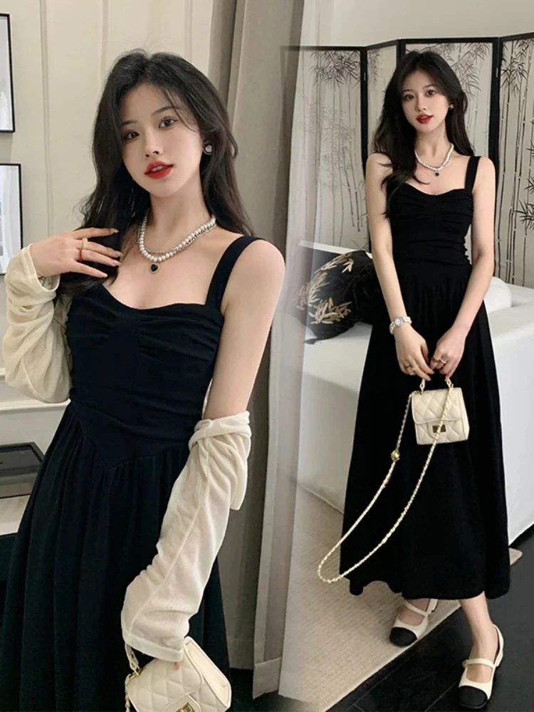 セット アップ ウエスト/バックドレス/レディース/2024/新作/春/大きいサイズ/アウター/スリム/薄手/日焼け止め/2点セット