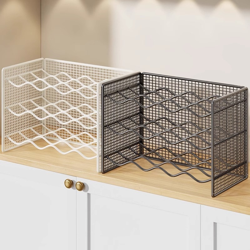 ウォーターカップ収納ラック家庭用リビングルームキャビネット錬金術カップカップホルダーテーブルテーブルトップダストプルーフ大容量ストレージラック