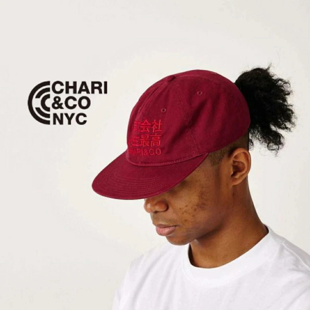 人生最高6パネルキャップ バーガンディー CAC-06-2502-04