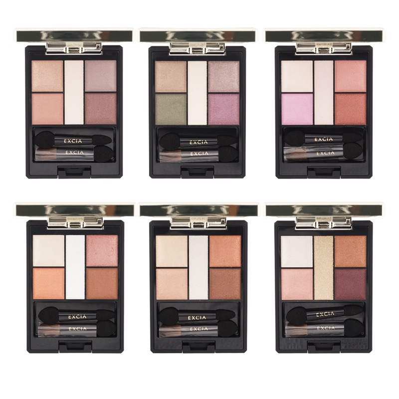 エクシア アイカラー カンテット [6種類から選べる] 6.0g 透明感 オイルコーティング チップ ブラッシュ付 [ギフトラッピング対応] 6,080円