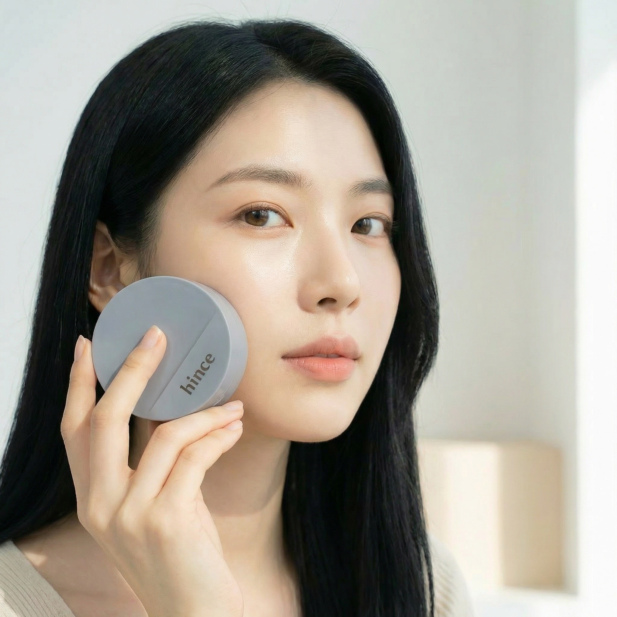 [1+1] Hince 公式 ヒンス クッションファンデ ファンデーション セカンドスキンメッシュマットクッション 本品+リフィル 15号 17号 21号 23号 下地