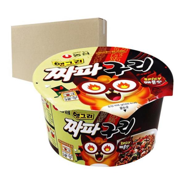 52S 農心 アングリーチャパグリ 大鉢麺 108g 16入り