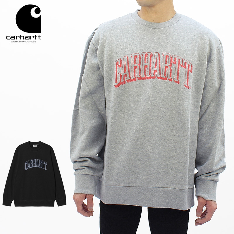 カーハート ダブリューアイピー SCRAWL SWEATSHIRT (i030939) メンズ クルースウェット 長袖 トレーナー [AA]