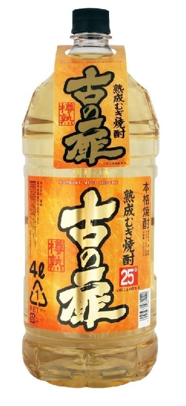 【送料無料】本格熟成麦焼酎 篠崎 古の扉 (いにしえのとびら) 25度 4000ml 4L4本【本州(一部地域を除く)は送料無料】