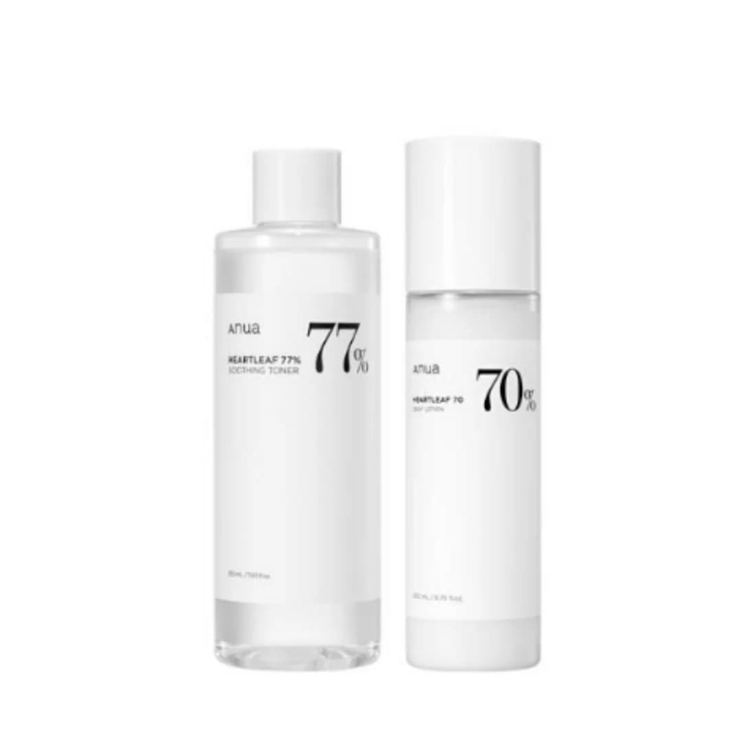 [アヌアパック1枚贈呈]ドクダミ77トナー350ml +ドクダミ70デイリーリリーフローション200ml企画セット