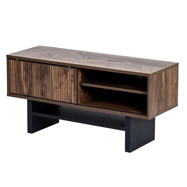 JKプラン FWM-0001-BRBK ブラウン/ブラック Aalto [テレビ台] メーカー直送