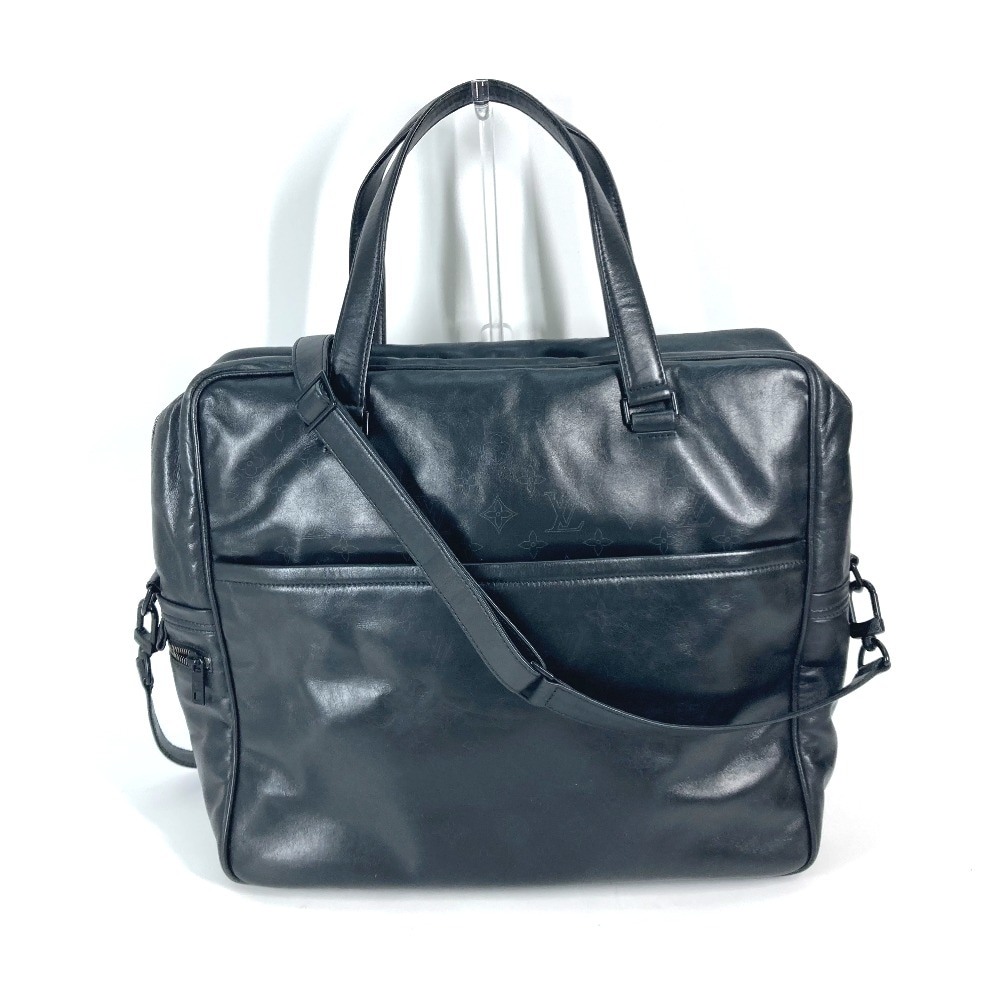 ショルダーバッグ M92400 アップトン モノグラム ディフィール ビジネスバッグ カバン 2WAY トートバッグ レザー ブラック