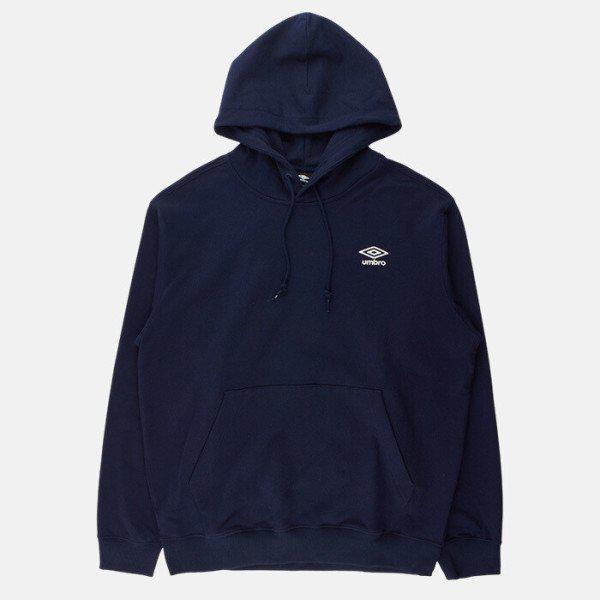 エッセンシャル スモール ロゴ コットン フード付きTシャツ ネイビー UP323CHD92