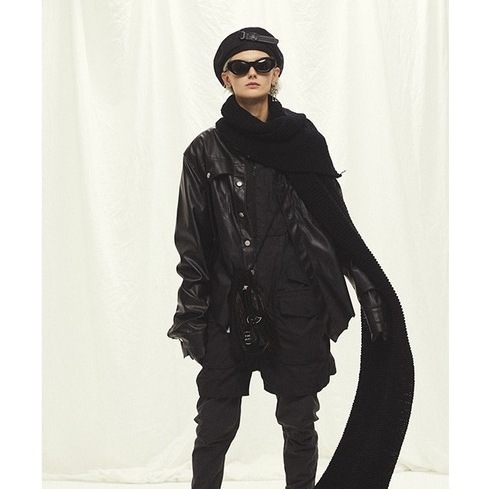 サベージ ノマディック 侵食 破壊裾 ジプシー クラフト 装飾レザー ジャケット