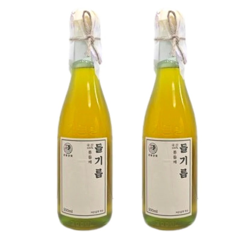 江東商会 国産えごま油 300ml 2個 韓国調味料 100％通えごま油 低温ロースト 料理用油 ナムル 韓国食品