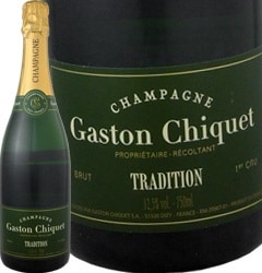 ガストンシケシャンパーニュブリュットトラディッションフランス白スパークリングワイン750mlミディアムボディ辛口クール便希望の場合は330円をお選びください 7,757円