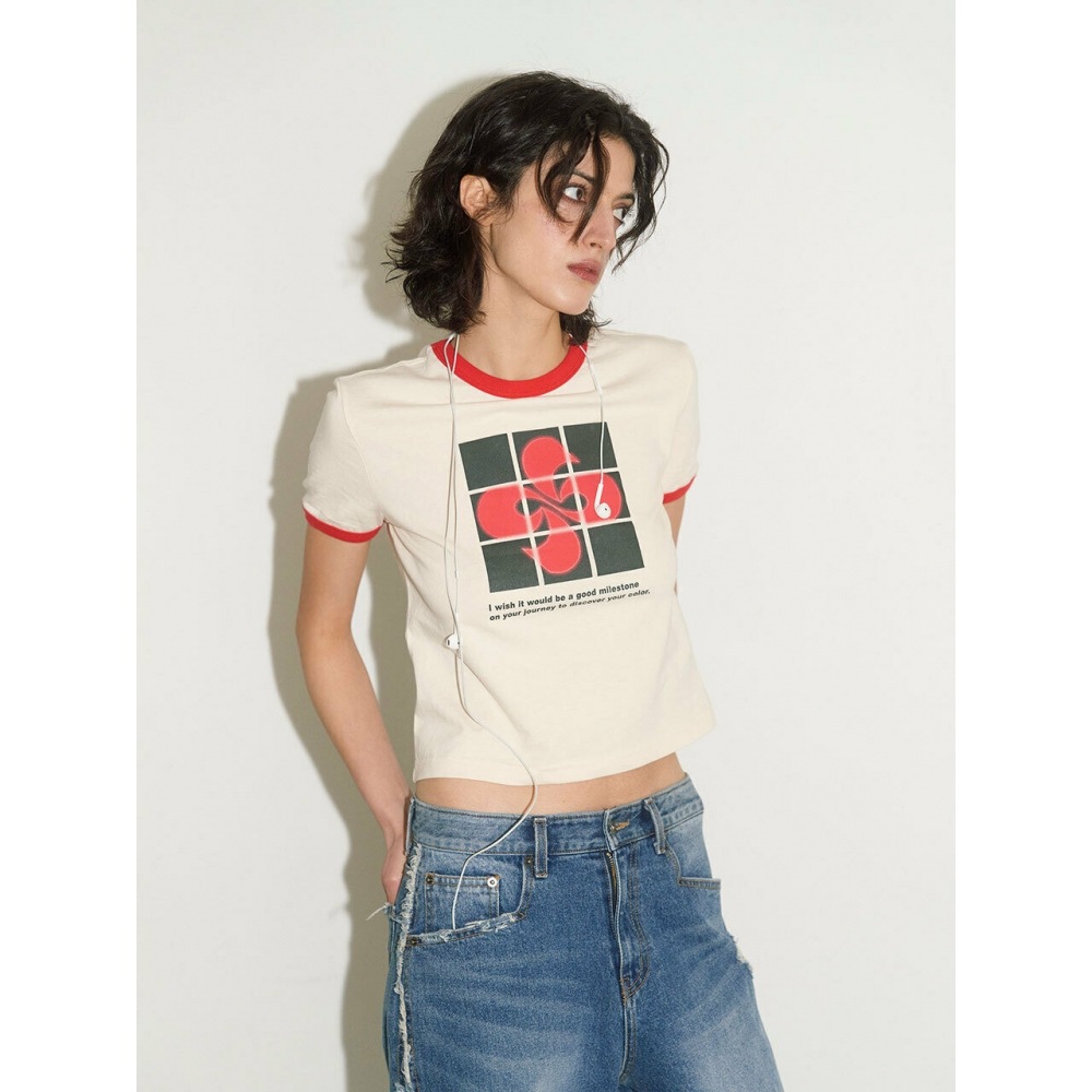 ヘレティックパズルリンガー T シャツアイボリー