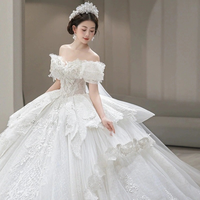 パーティードレス大人気 新商品 高級感 気質 花嫁ロングドレス 成人式 ドレス 演奏会 卒業式 ドレス 結婚式ワンピース ウェディングドレス ロングドレス